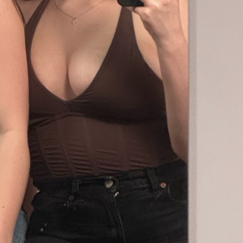 Gilly Hicks Brown Halter Corset Top - Picture 5 of 5